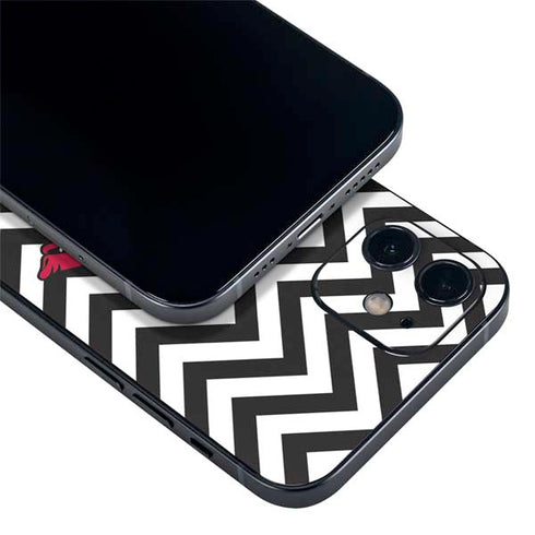 University of Arkansas-Fayetteville Chevron Print iPhone 12 Mini Skin