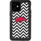 University of Arkansas-Fayetteville Chevron Print iPhone 12 Mini Waterproof Case