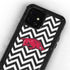 University of Arkansas-Fayetteville Chevron Print iPhone 12 Mini Waterproof Case