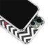 University of Arkansas-Fayetteville Chevron Print iPhone 12 Pro Clear Case