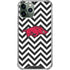 University of Arkansas-Fayetteville Chevron Print iPhone 12 Pro Max Clear Case