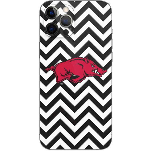 University of Arkansas-Fayetteville Chevron Print iPhone 12 Pro Max Skin