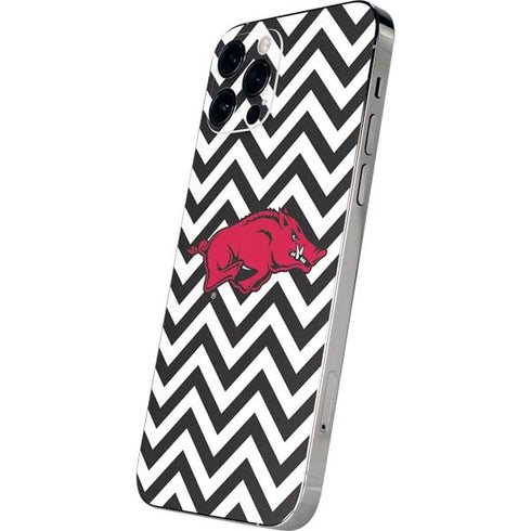 University of Arkansas-Fayetteville Chevron Print iPhone 12 Pro Skin