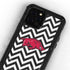 University of Arkansas-Fayetteville Chevron Print iPhone 12 Pro Waterproof Case