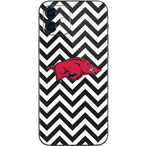 University of Arkansas-Fayetteville Chevron Print iPhone 12 Skin