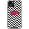 University of Arkansas-Fayetteville Chevron Print iPhone 13 Clear Case