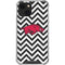University of Arkansas-Fayetteville Chevron Print iPhone 13 Mini Clear Case