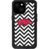 University of Arkansas-Fayetteville Chevron Print iPhone 13 Mini Waterproof Case