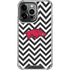 University of Arkansas-Fayetteville Chevron Print iPhone 13 Pro Clear Case