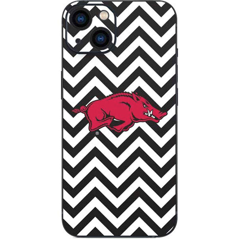 University of Arkansas-Fayetteville Chevron Print iPhone 13 Skin
