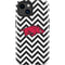 University of Arkansas-Fayetteville Chevron Print iPhone 14 Plus Impact Case