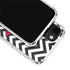 University of Arkansas-Fayetteville Chevron Print iPhone 14 Plus Clear Case