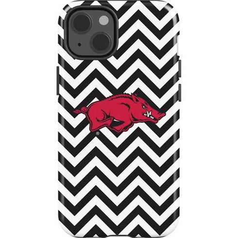 University of Arkansas-Fayetteville Chevron Print iPhone 15 Impact Case