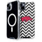 University of Arkansas-Fayetteville Chevron Print iPhone 15 Plus MagSafe Case