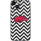 University of Arkansas-Fayetteville Chevron Print iPhone 14 Plus Skin