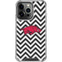 University of Arkansas-Fayetteville Chevron Print iPhone 14 Pro Clear Case