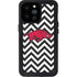 University of Arkansas-Fayetteville Chevron Print iPhone 14 Pro Max Waterproof Case