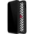 University of Arkansas-Fayetteville Chevron Print iPhone 14 Pro Max Waterproof Case