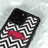 University of Arkansas-Fayetteville Chevron Print iPhone 14 Pro Max Waterproof Case