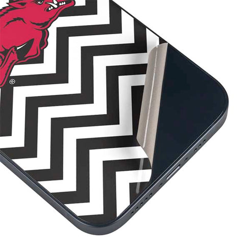 University of Arkansas-Fayetteville Chevron Print iPhone 14 Skin