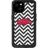 University of Arkansas-Fayetteville Chevron Print iPhone 15 Plus Waterproof Case