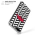 University of Arkansas-Fayetteville Chevron Print iPhone 7/8 Plus Clear Case