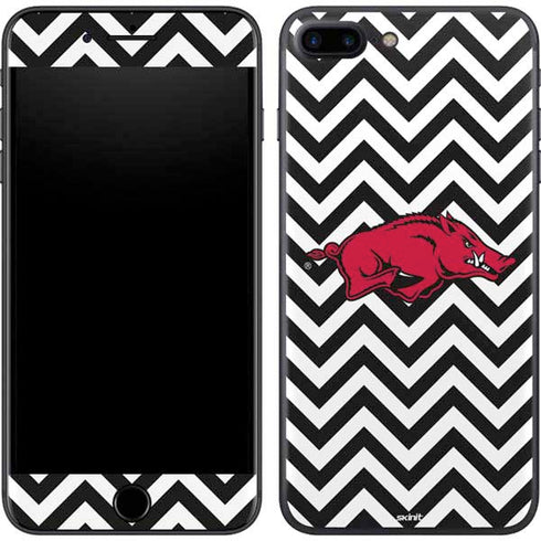 University of Arkansas-Fayetteville Chevron Print iPhone 8 Plus Skin