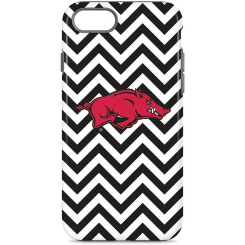 University of Arkansas-Fayetteville Chevron Print iPhone 8 Pro Case