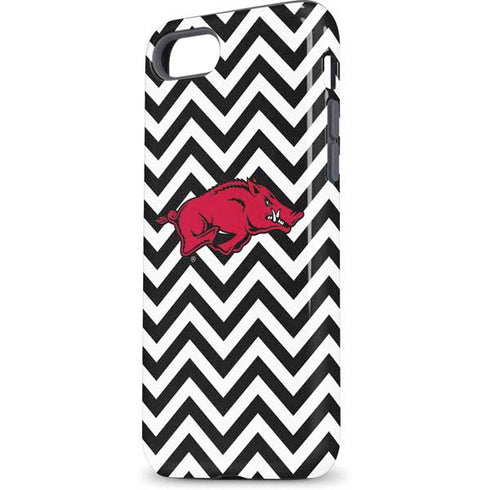 University of Arkansas-Fayetteville Chevron Print iPhone 8 Pro Case
