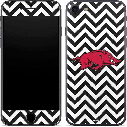 University of Arkansas-Fayetteville Chevron Print iPhone 8 Skin