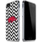 University of Arkansas-Fayetteville Chevron Print iPhone SE (2nd & 3rd Gen) Clear Case