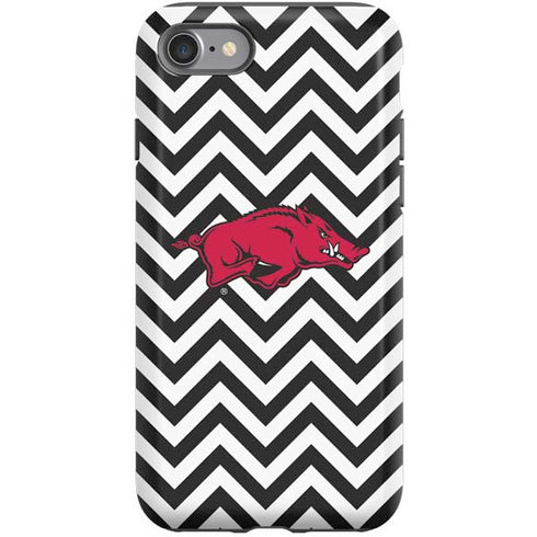 University of Arkansas-Fayetteville Chevron Print iPhone SE (2nd & 3rd Gen) Pro Case
