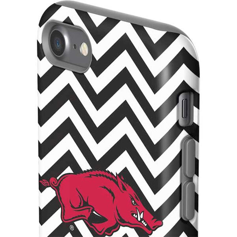 University of Arkansas-Fayetteville Chevron Print iPhone SE (2nd & 3rd Gen) Pro Case