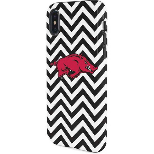 University of Arkansas-Fayetteville Chevron Print iPhone X Pro Case