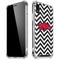 University of Arkansas-Fayetteville Chevron Print iPhone XR Clear Case