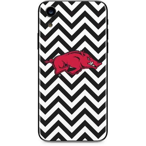 University of Arkansas-Fayetteville Chevron Print iPhone XR Skin