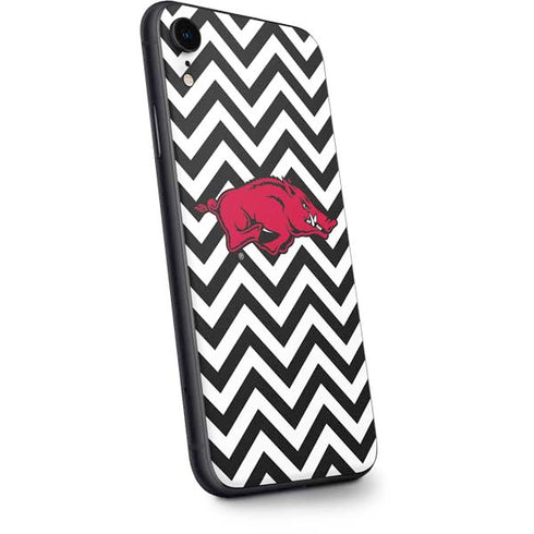 University of Arkansas-Fayetteville Chevron Print iPhone XR Skin