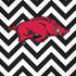 University of Arkansas-Fayetteville Chevron Print iPhone XR Skin