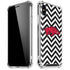 University of Arkansas-Fayetteville Chevron Print iPhone XS Max Clear Case