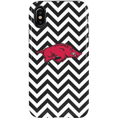 University of Arkansas-Fayetteville Chevron Print iPhone XS Pro Case