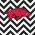 University of Arkansas-Fayetteville Chevron Print iPhone XS Skin