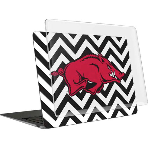 University of Arkansas-Fayetteville Chevron Print MacBook Air 13in (2020) Case plus Skin