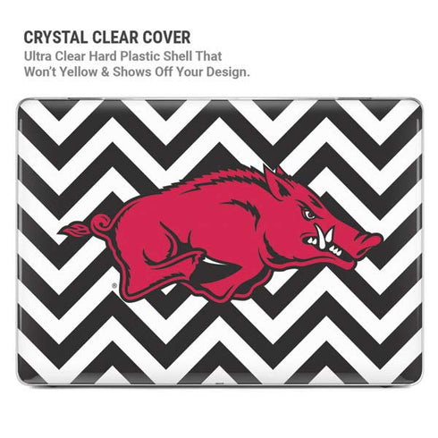 University of Arkansas-Fayetteville Chevron Print MacBook Air 15in (2023-2025) Case plus Skin