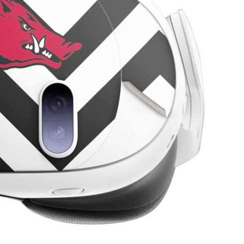 University of Arkansas-Fayetteville Chevron Print Meta Quest 3 Skin