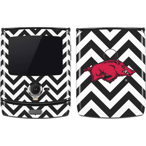 University of Arkansas-Fayetteville Chevron Print Motorola RAZR Skin