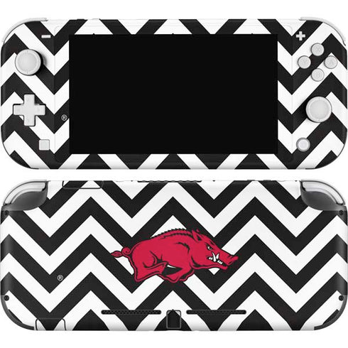 University of Arkansas-Fayetteville Chevron Print Nintendo Switch Lite Skin