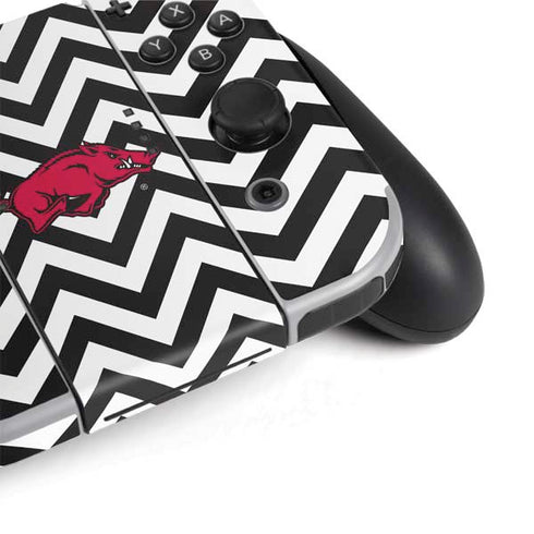 University of Arkansas-Fayetteville Chevron Print Nintendo Switch OLED (2021) Skin