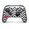 University of Arkansas-Fayetteville Chevron Print Nintendo Switch Pro Controller Skin