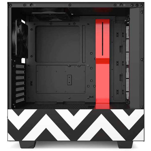 University of Arkansas-Fayetteville Chevron Print NZXT H510 Compact ATX Mid-Tower Case Skin