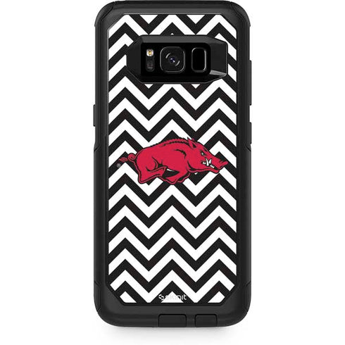 University of Arkansas-Fayetteville Chevron Print Otterbox Commuter Galaxy Skin